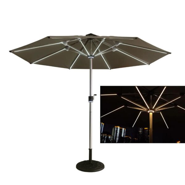 Parasol lumineux pour terrasse moderne – Image 2