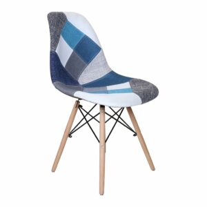 Chaise PATCHWORK BLEU
