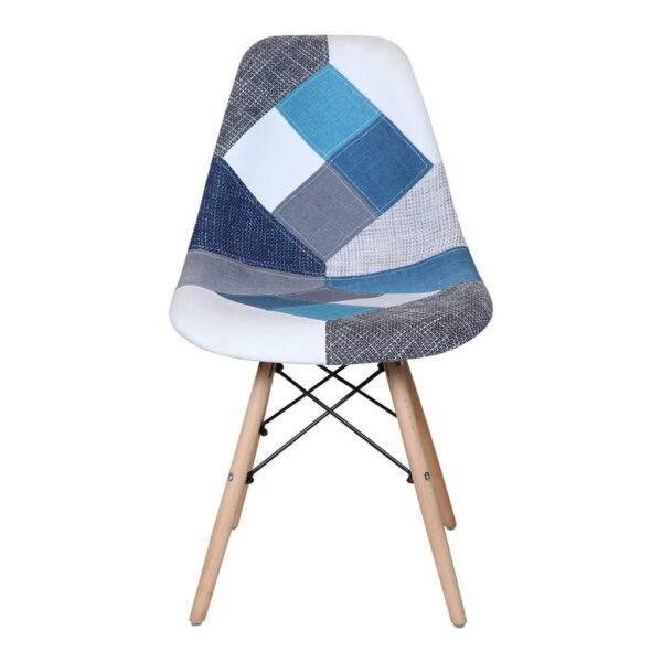 Chaise PATCHWORK BLEU