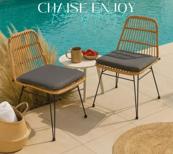Chaise ENJOY d’intérieur et d’extérieur